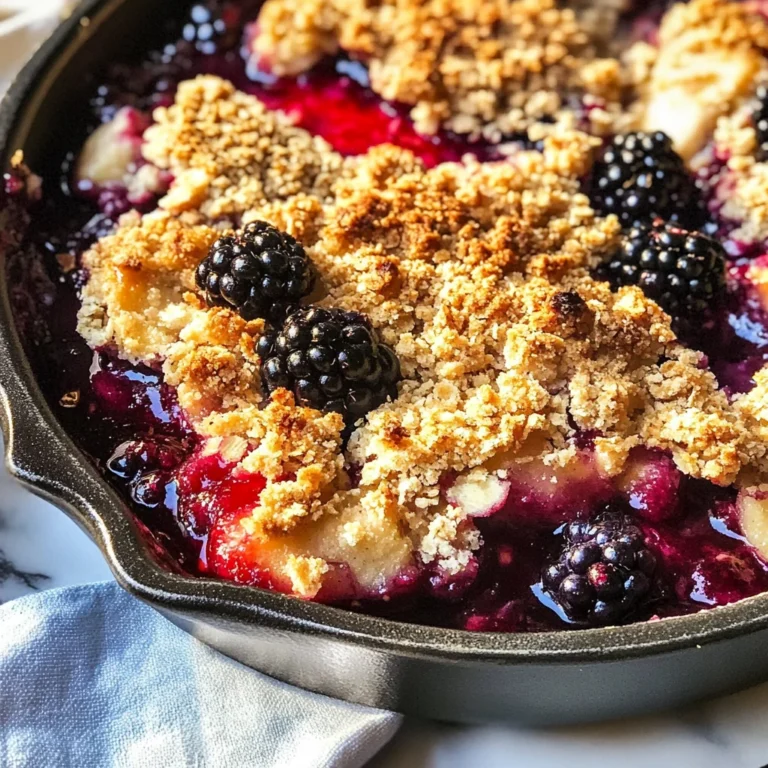 Mixed Fruit and Basil Crisp