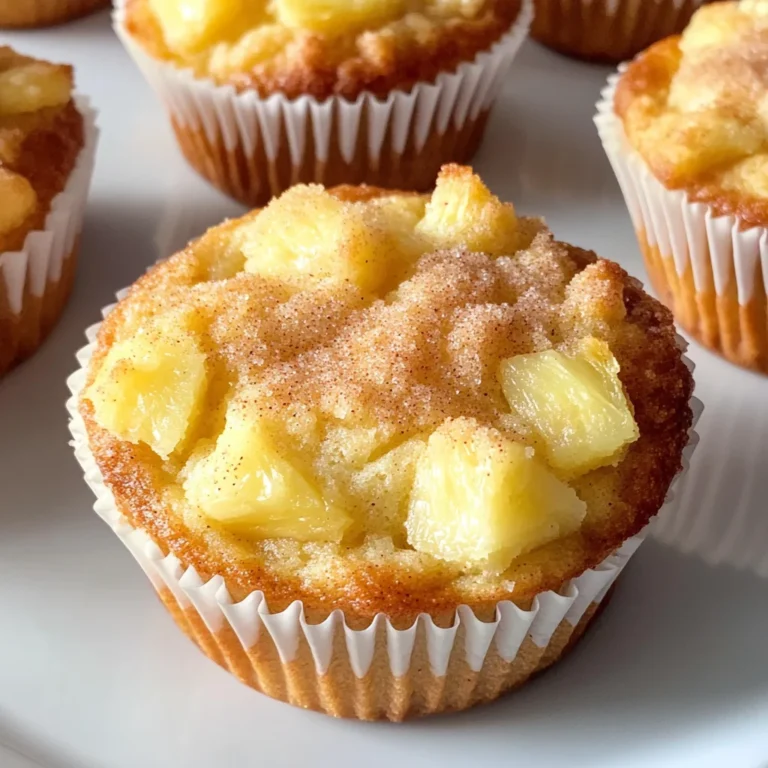 Moist Easter Pineapple Muffins