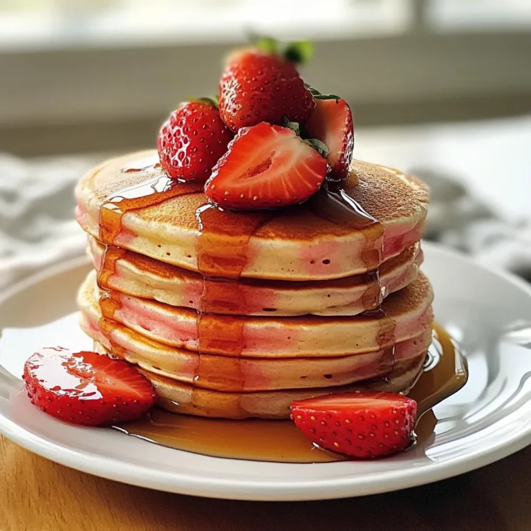 Perfect Breakfast Strawberry Pancakes - Alrightwithme