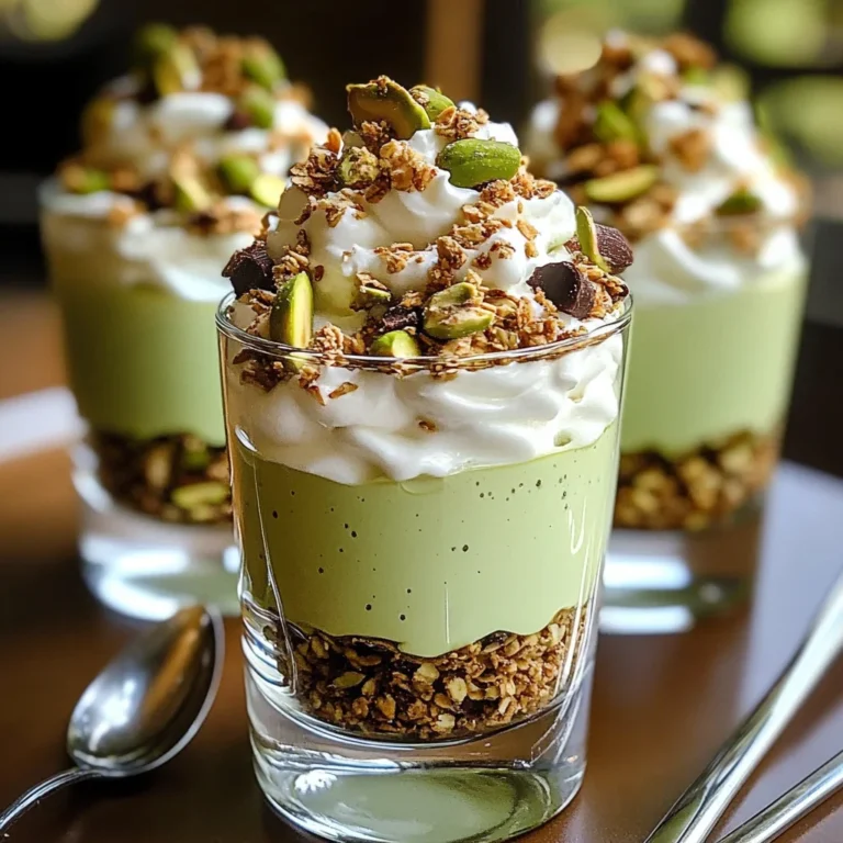 Pistachio Pudding Parfaits