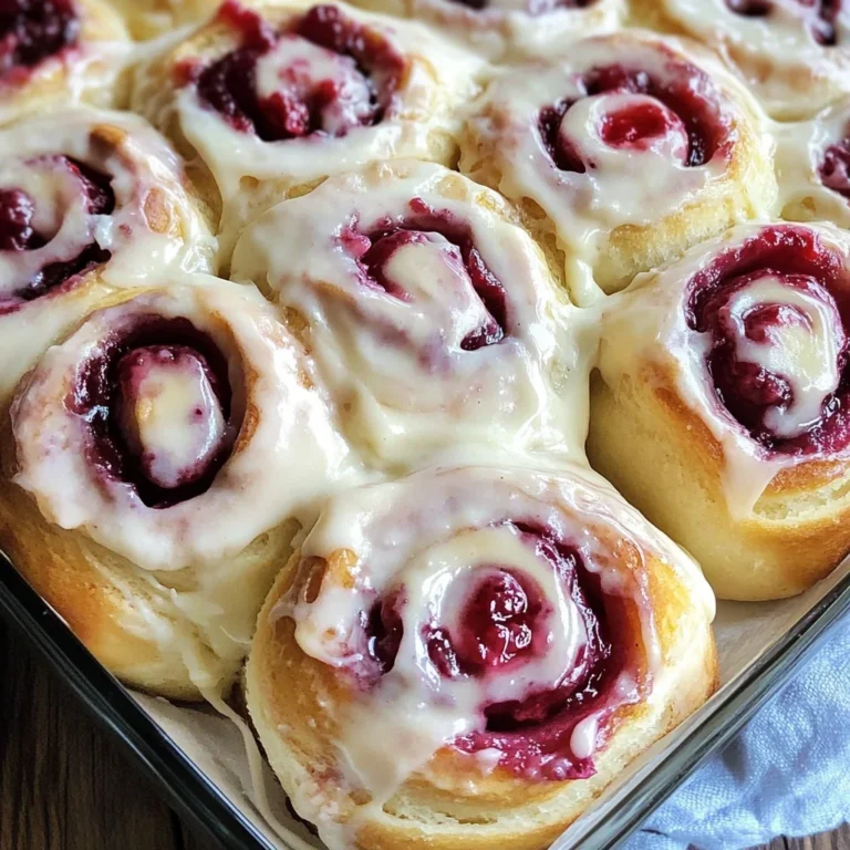 Raspberry Sweet Rolls