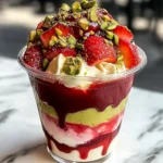 Refreshing and Dreamy Dubai Strawberry Cup