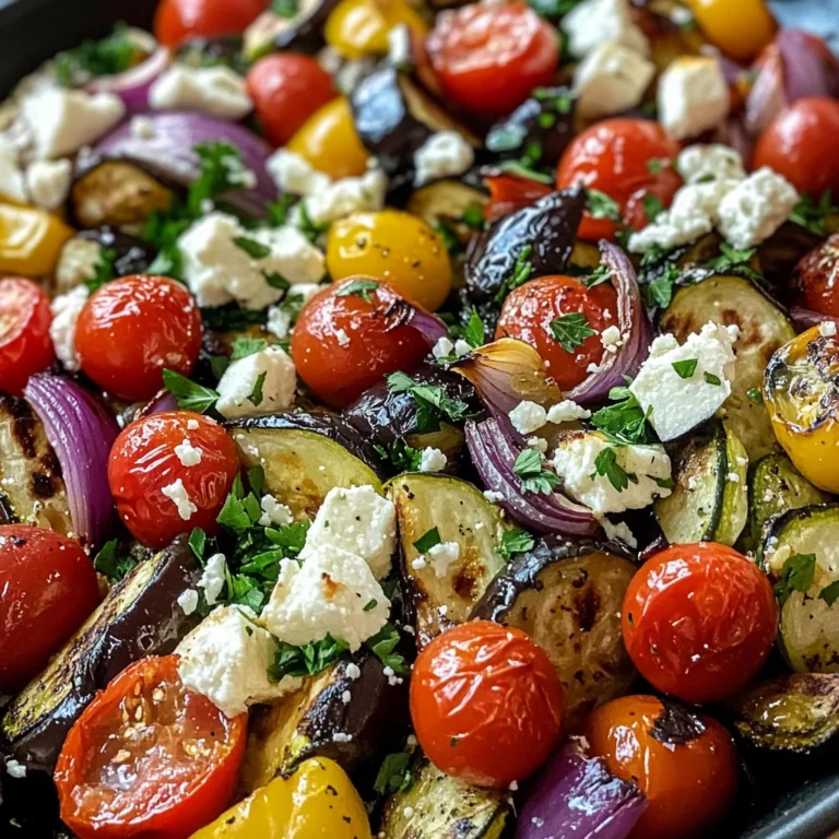 Roasted Mediterranean Greek Vegetables