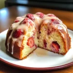SOUR CREAM STRAWBERRY BUNDT CAKE