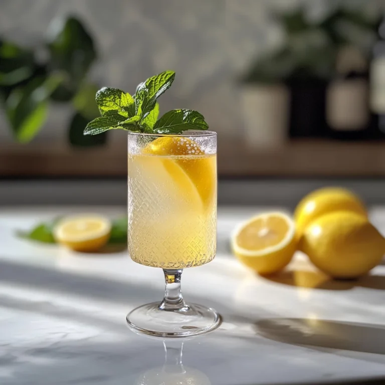 Sparkling Limoncello Cocktail