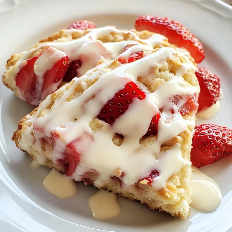 Strawberries and Cream Scones