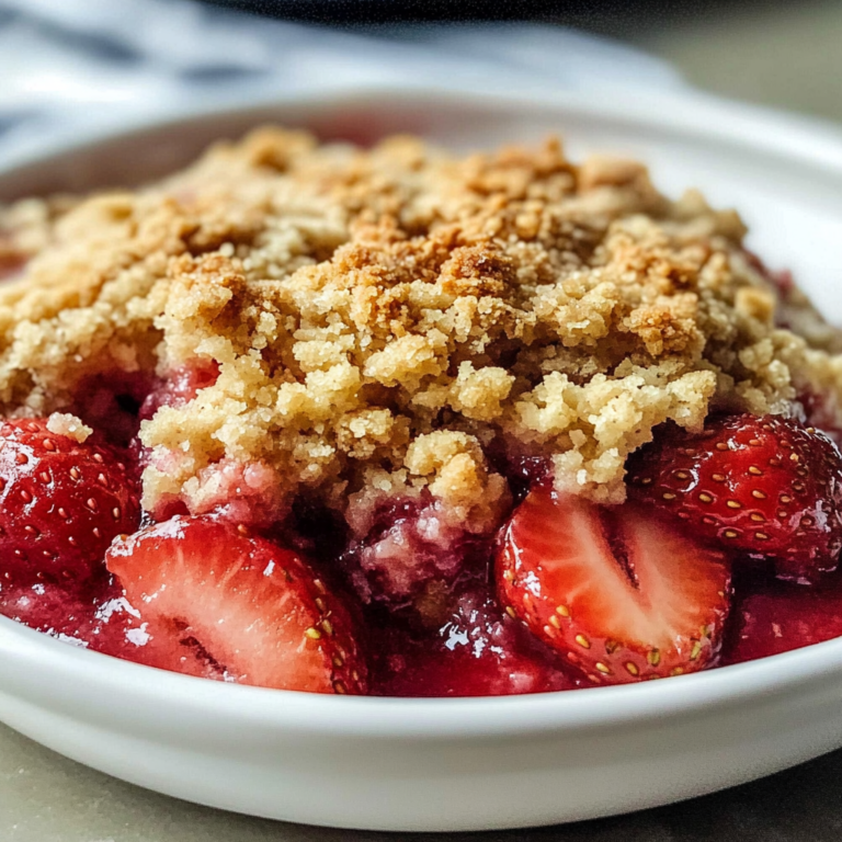 Strawberry Crumble