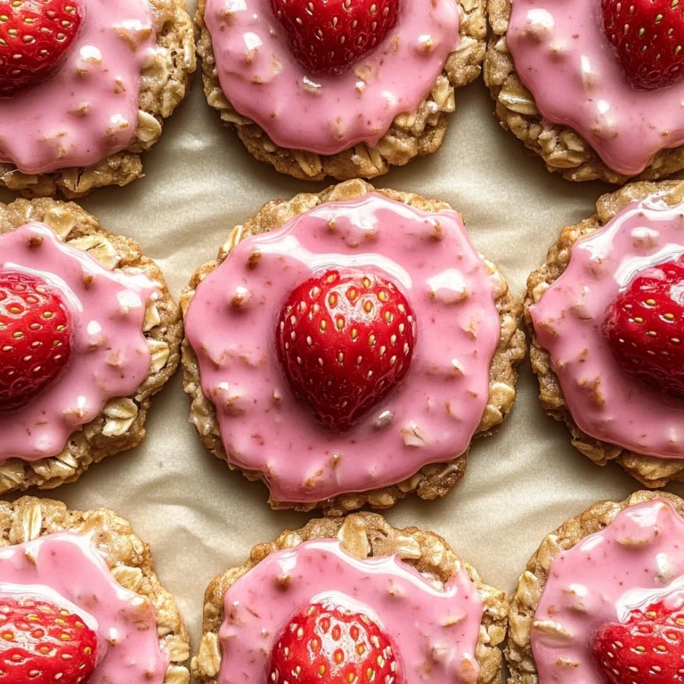 Strawberry Iced Oatmeal Cookies: Your New Summer Obsession