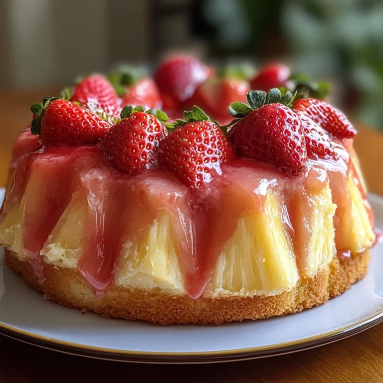 Strawberry Pineapple Pound Cake: A Moist and Fruity Dessert Favorite