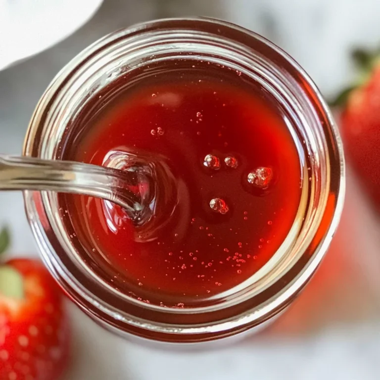 Strawberry Simple Syrup