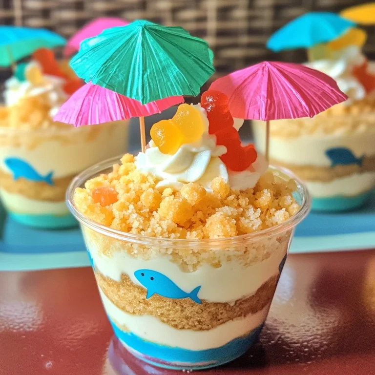 Super Easy to Make Hawaiian Sand Cups for Kids Recipe