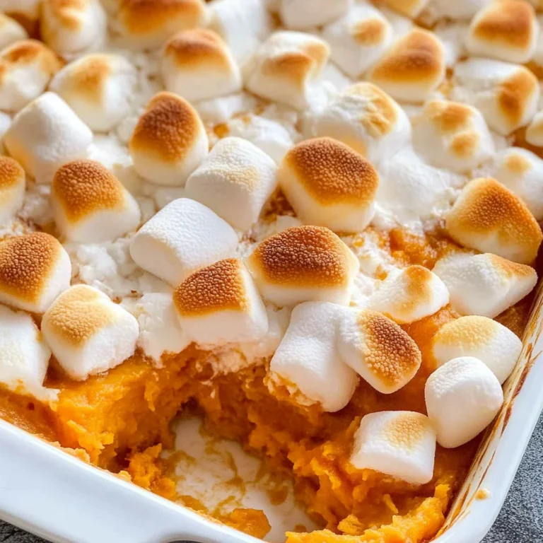 Sweet Potato Marshmallows Casserole Recipe
