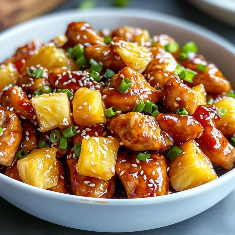 Sweet and Tangy Pineapple Chicken