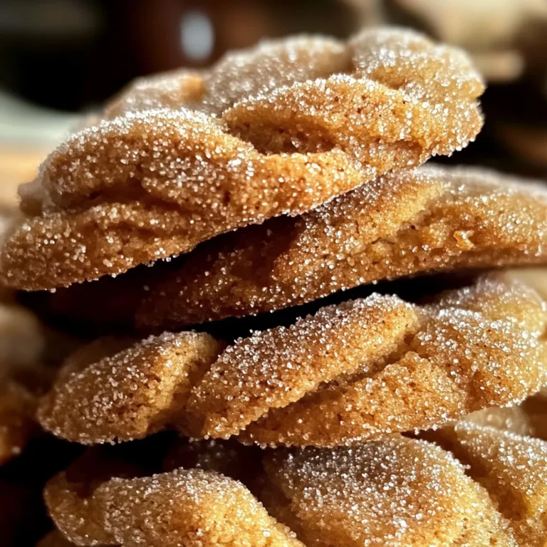 Tasty Churro Crinkle Cookies