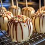 White Chocolate Candy Apples