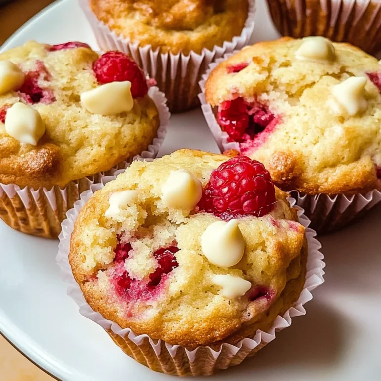 White Chocolate Raspberry Muffins