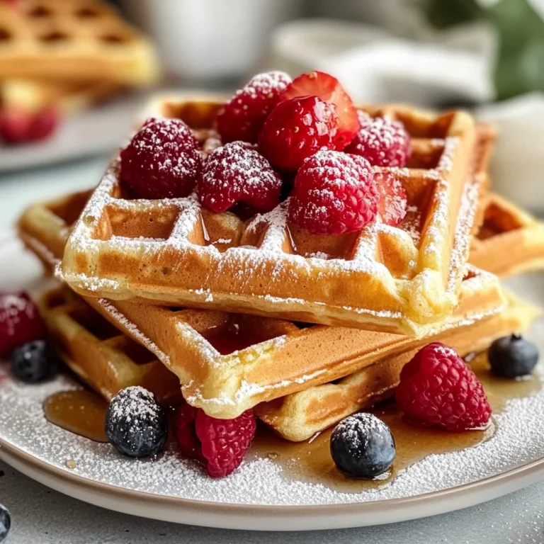 Almond Flour Waffles Recipe