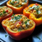 Amazing 1-Pan Mediterranean Stuffed Peppers Joy