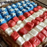 American flag s’mores dip
