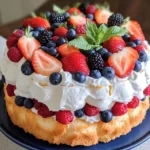 Angel Food Cake with Berries