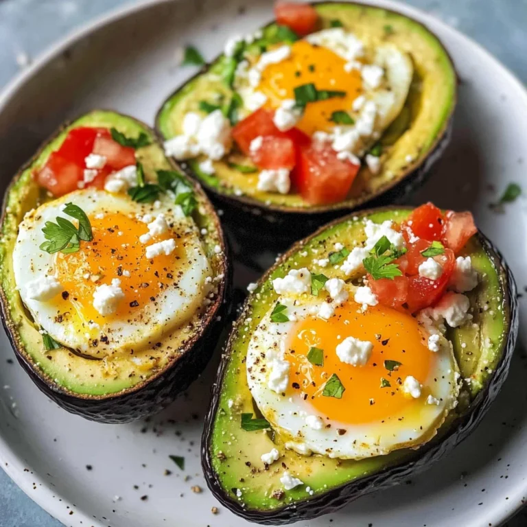 Baked Eggs in Avocado