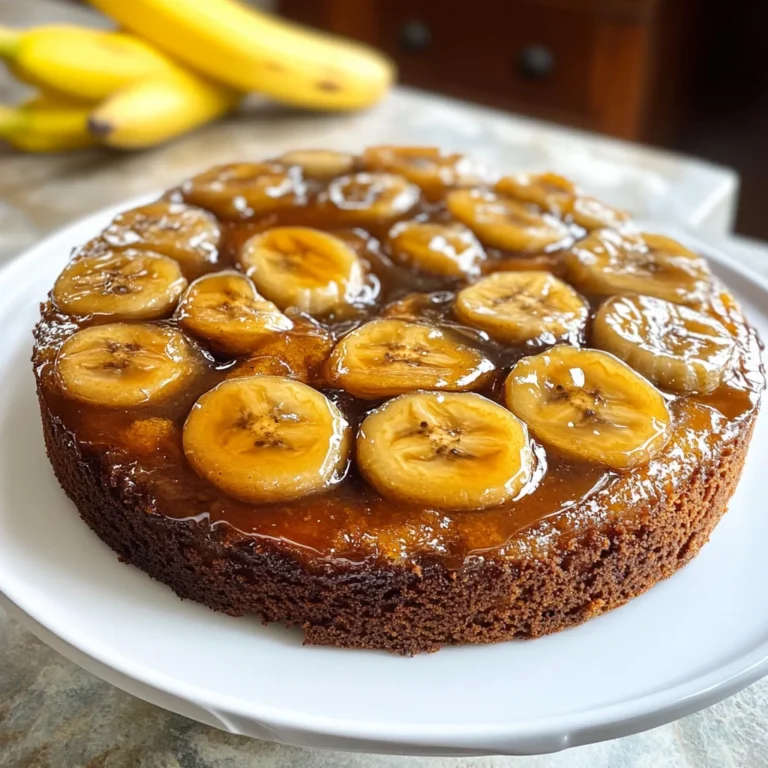 Banana Foster Upside Down Cake