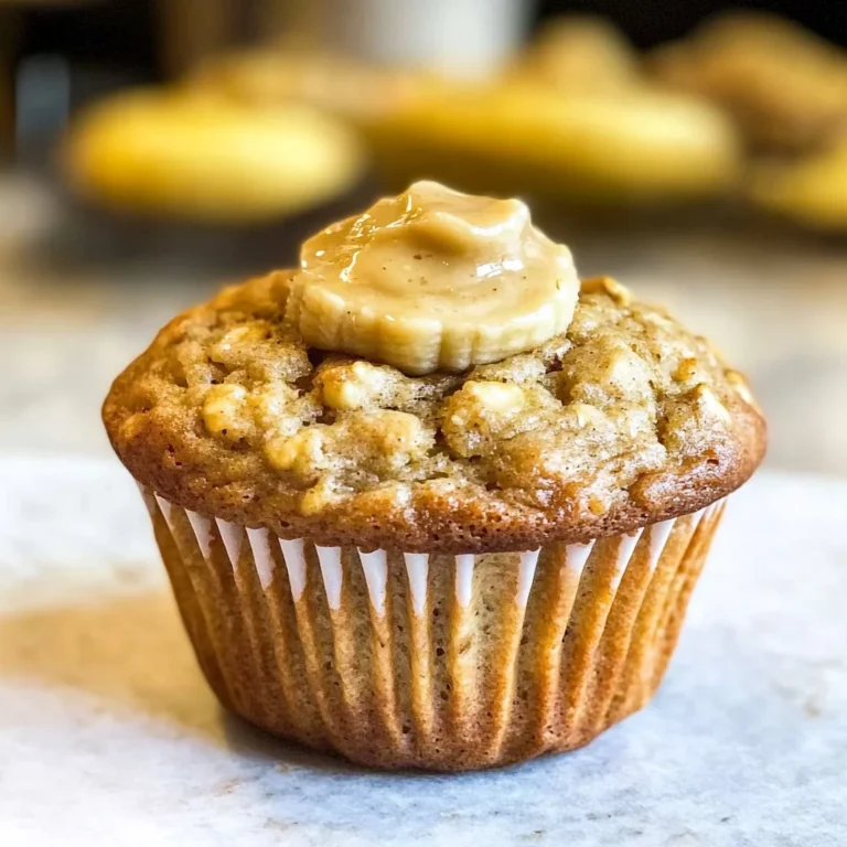 Banana Peanut Butter Oat Muffins Recipe