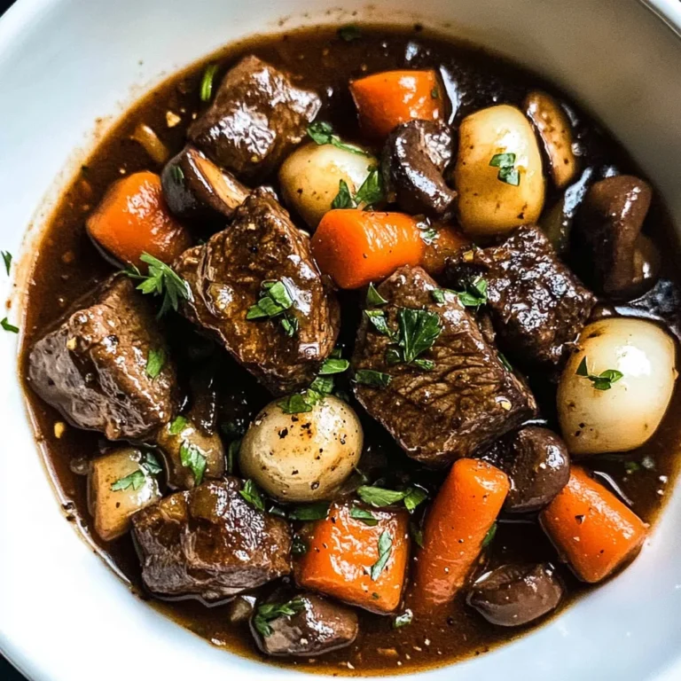Beef Stew With Red apple vinegar Sauce