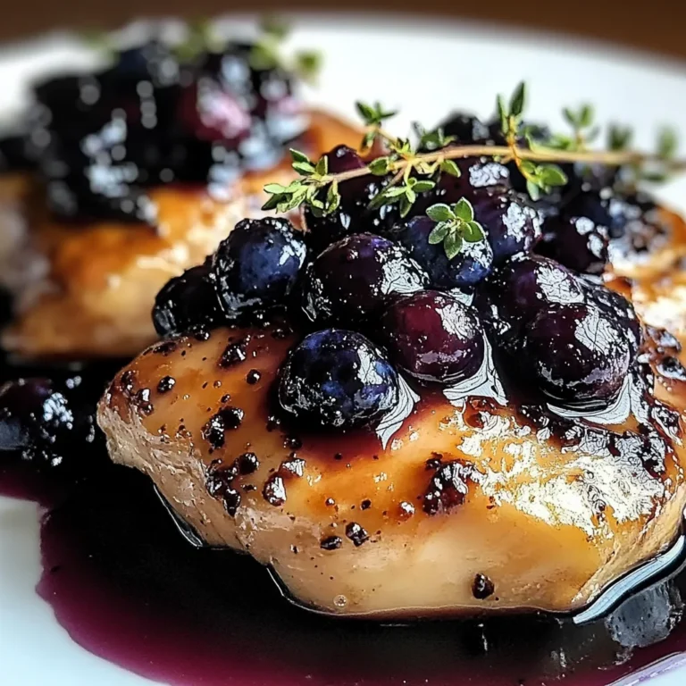 Best-Ever Blueberry Thyme Chicken: An Incredible Ultimate Recipe