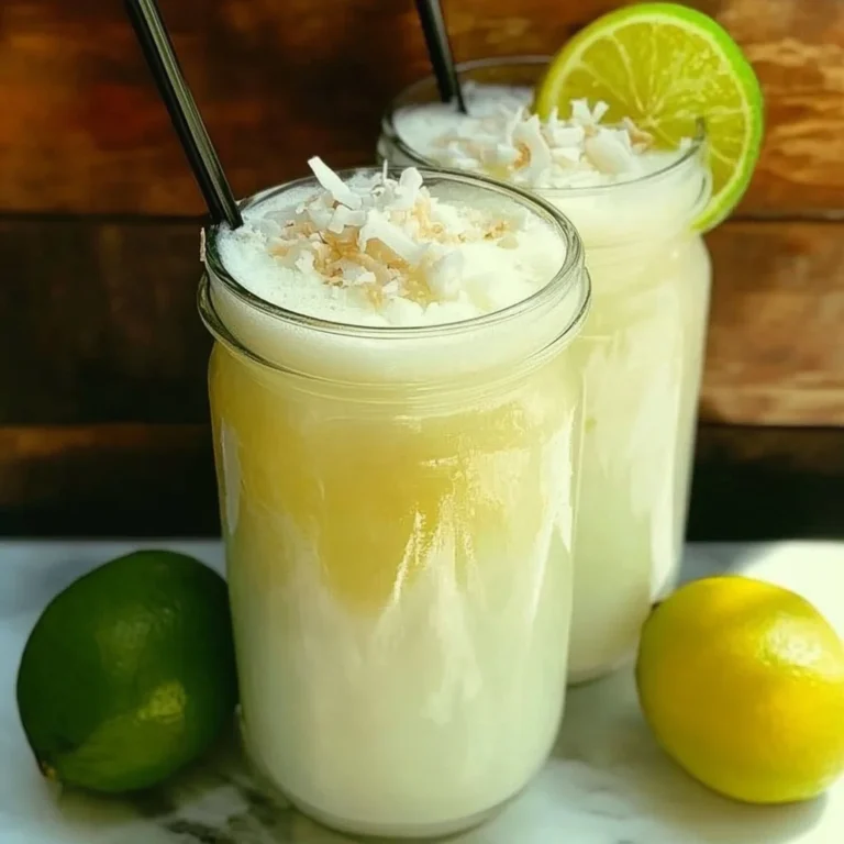 Brazilian Lemonade with Coconut