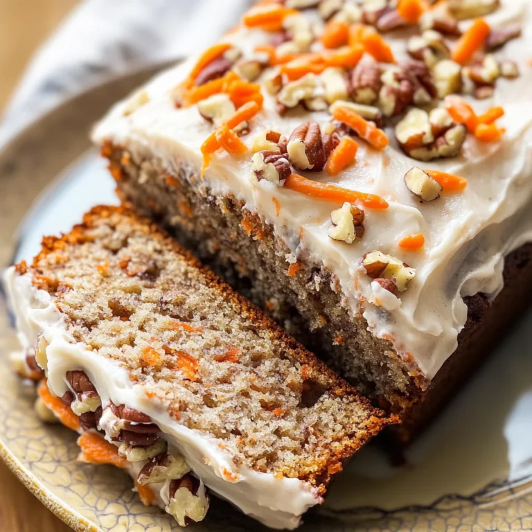 Carrot Cake Banana Bread