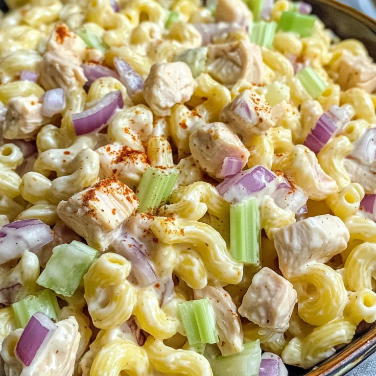 Chicken Macaroni Pasta Salad