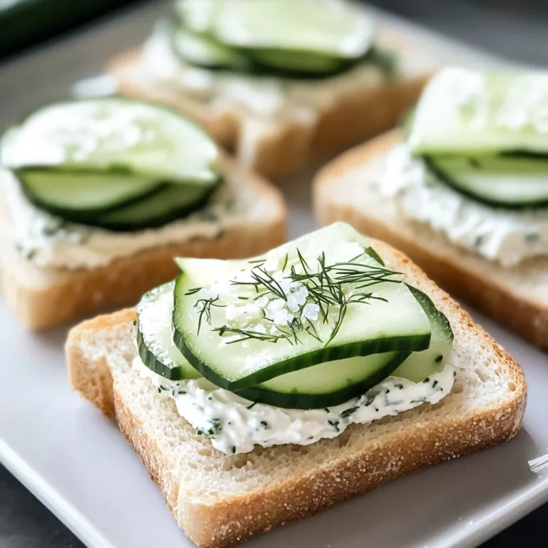 Cucumber Sandwich Recipe