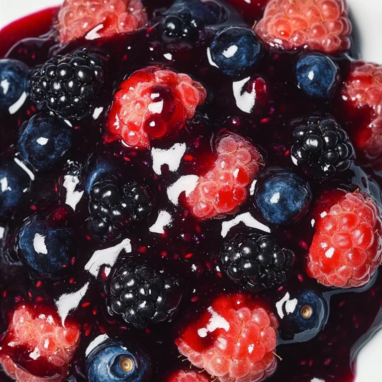 Easy 4 Ingredient Berry Sauce