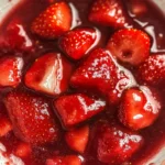 Easy homemade strawberry sauce
