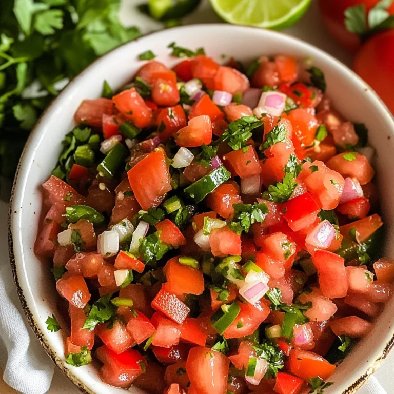 Fresh Pico de Gallo