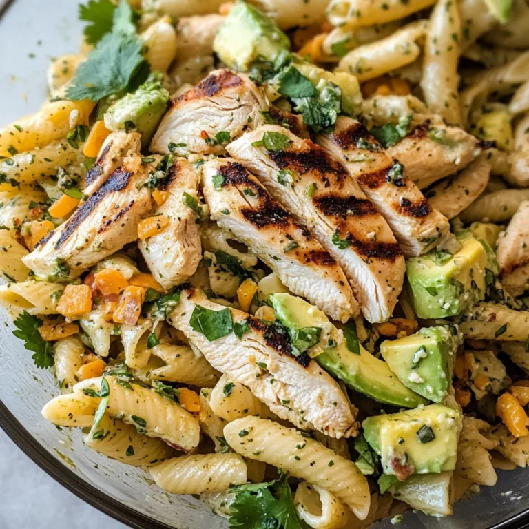 Grilled Chicken Pasta Salad