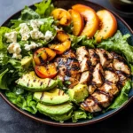 Grilled Chicken and Peach Salad