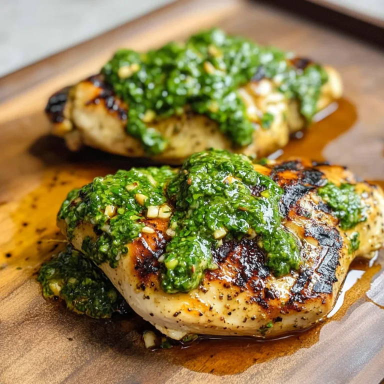 Grilled Chimichurri Chicken