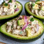 Healthy Chicken Salad Stuffed Avocados