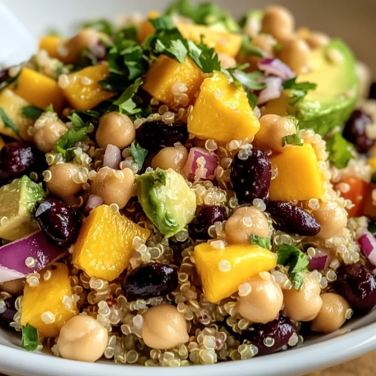 High-Protein Mediterranean Quinoa Salad (Fresh & Filling)