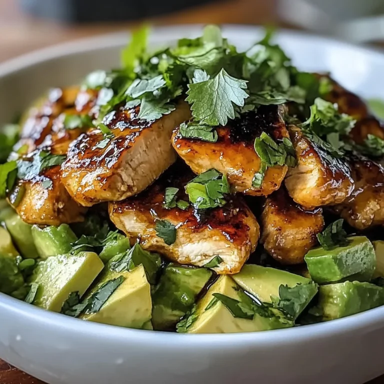 Honey Lime Chicken Avocado