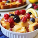 Lemon Berry Bread Pudding