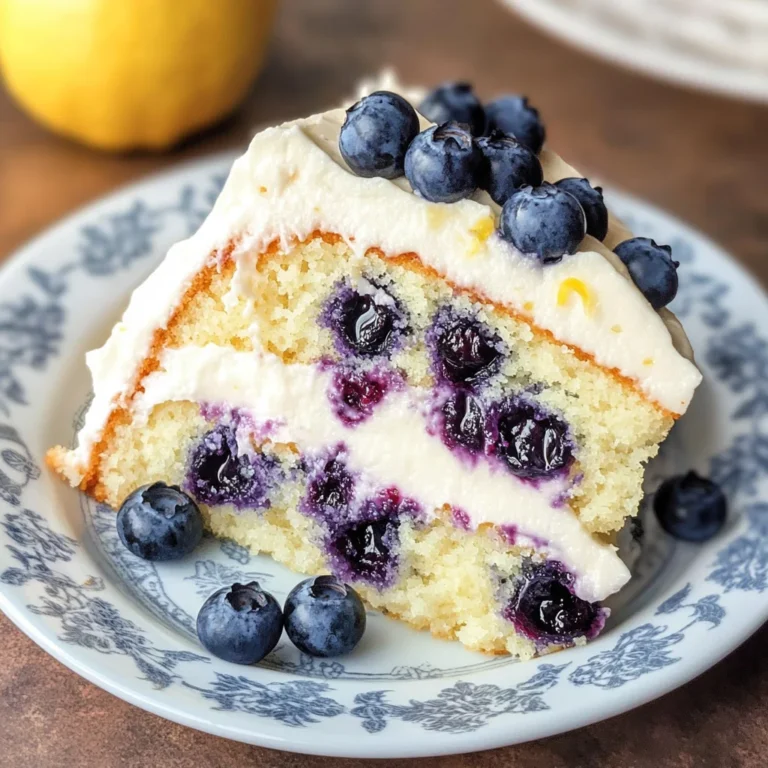 Lemon Blueberry Cake