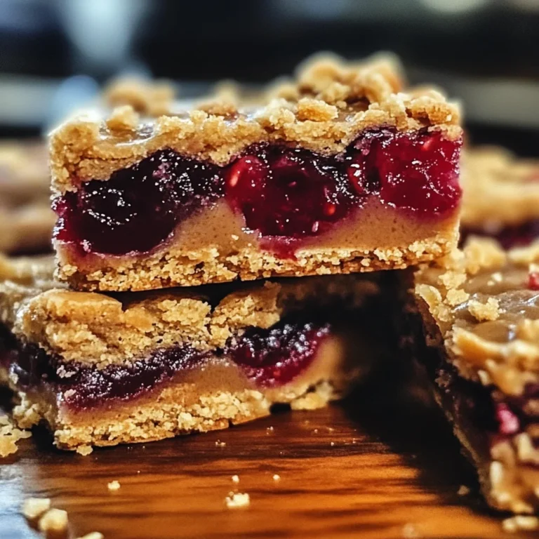 Peanut Butter and Jelly Bars