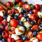 Red, White, and Blue Caprese Salad