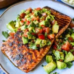 Salmon with Avocado Salsa