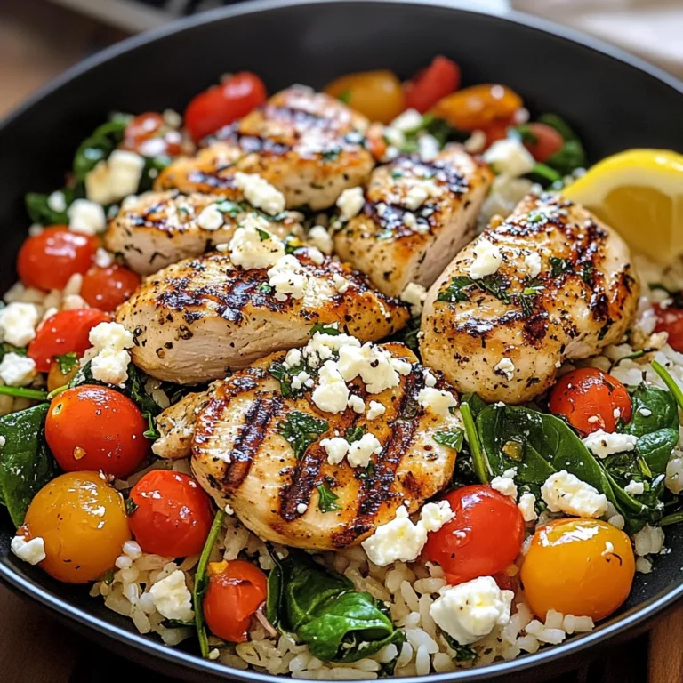 Savory Greek Chicken and Lemon Rice in Just 30 Minutes