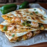 Shrimp and Jalapeño Quesadilla