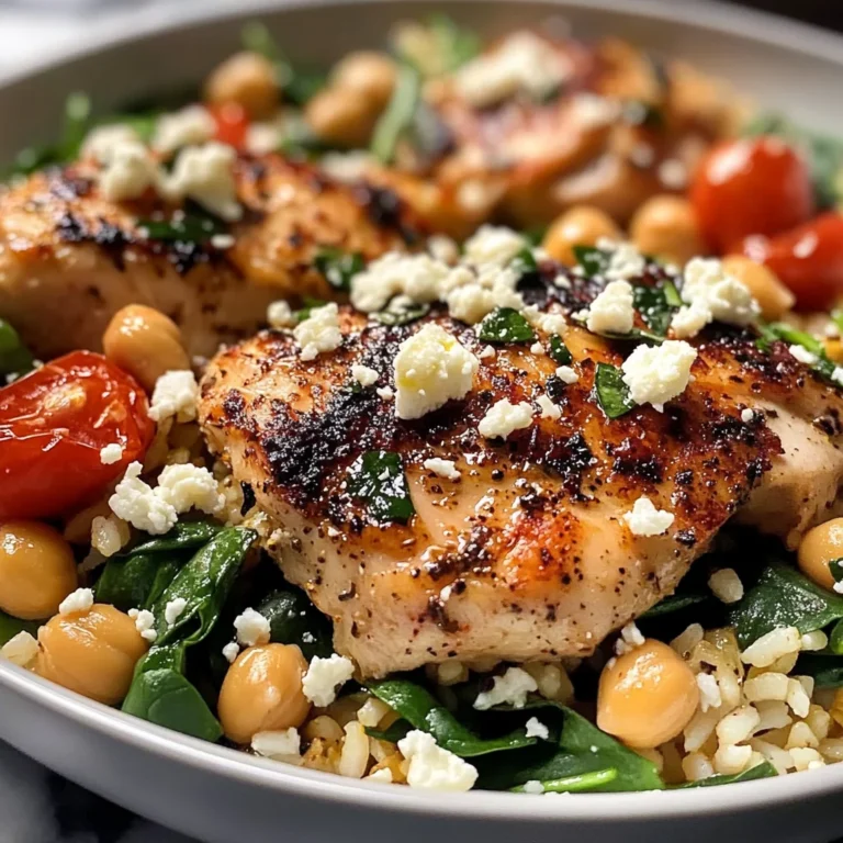 Simple Greek Chicken and Lemon Rice